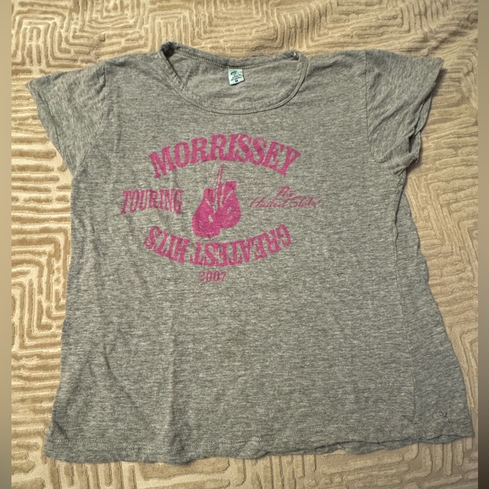 Extremely Rare Morrissey 2007 Greatest Hits Tour shirt